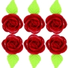Róża zestaw R6(bordo) Średnica róży:5cm
