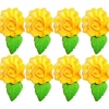 Aliny zestaw R8(żółty ciemny) Średnica kwiatu:5cm